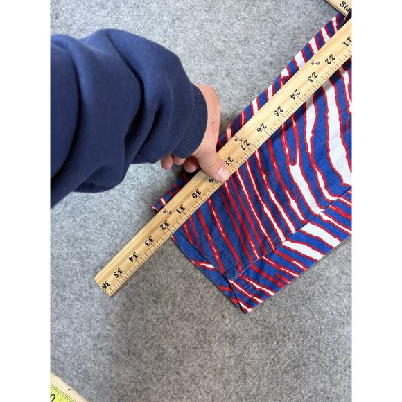 VTG 90s Zubaz Buffalo Bills Zebra NFL Pant Youth 10/12 All Over Print Sportswear - Picture 6 of 8